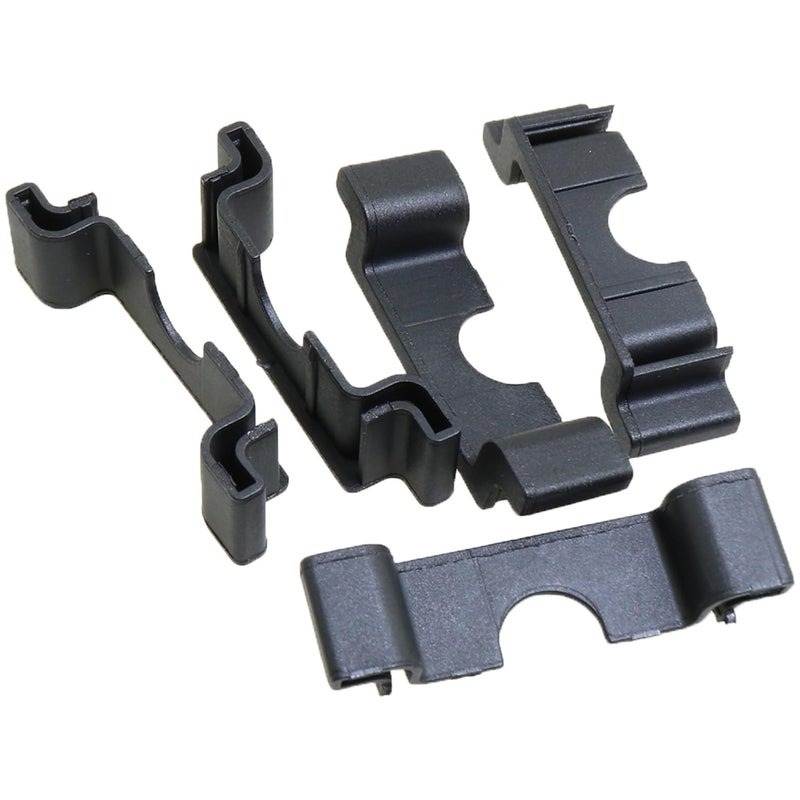heyous 30PCS Anti Cut Protection End Cap Protector Black 35mm Terminal Block DIN Rail Suitable for Industrial and Hardware Fitting 35mm DIN Rail End Mounting - Image 3